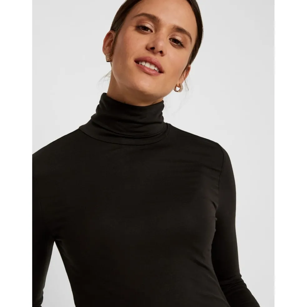 Vero Moda Turtleneck Regular Fit Sweater in Black