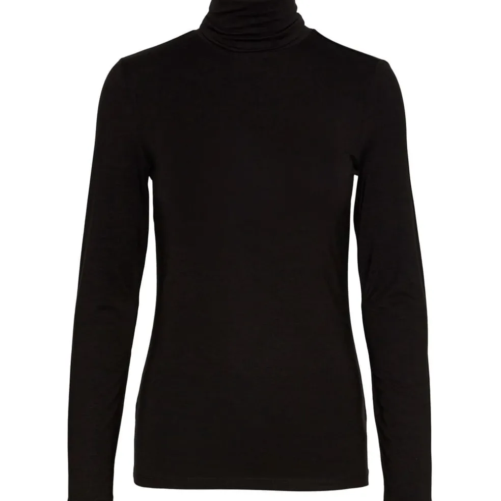 Vero Moda Turtleneck Regular Fit Sweater in Black