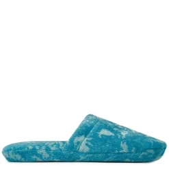 Versace Home Barocco Slippers in Blue