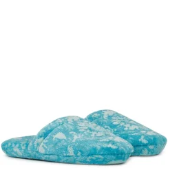 Versace Home Barocco Slippers in Blue