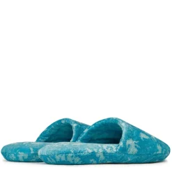 Versace Home Barocco Slippers in Blue
