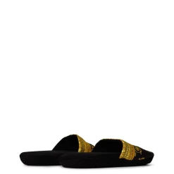 Versace Home Baroque Slippers in Black