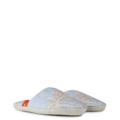 Versace Home Borocco Sea Slippers in Blue