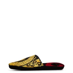 Versace Home Wild Barocco Slippers in Red