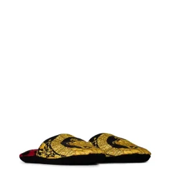 Versace Home Wild Barocco Slippers in Red