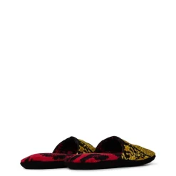 Versace Home Wild Barocco Slippers in Red
