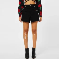 Versace Jeans Couture Vjc Rose Chino Shorts in Black