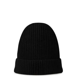 Versace Logo Print Beanie in Black