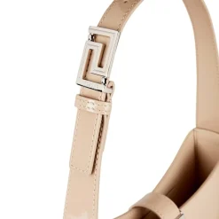 Versace Small Hobo Bag in Beige