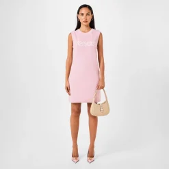 Versace Small Hobo Bag in Beige