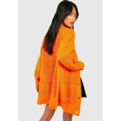 Violet Romance Rlax Ctre Cardi in Orange