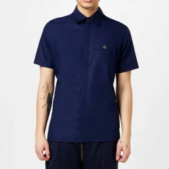 Vivienne Westwood Classic Saturn Orb Shirt in Blue
