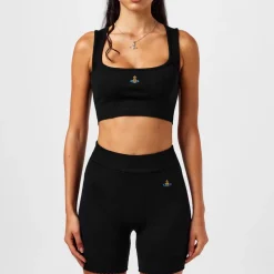 Vivienne Westwood Crop Querelle Vest in Black