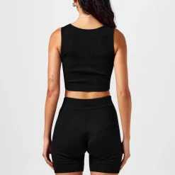 Vivienne Westwood Crop Querelle Vest in Black