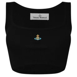 Vivienne Westwood Crop Querelle Vest in Black