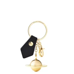 Vivienne Westwood 3d Orb Keyring in Gold