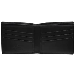 Vivienne Westwood Embossed Saturn Orb Wallet in Black