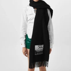 Vivienne Westwood Logo Scarf in Black