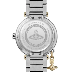 Vivienne Westwood Orb Logomania 32mm Stainless Steel Watch in Silver