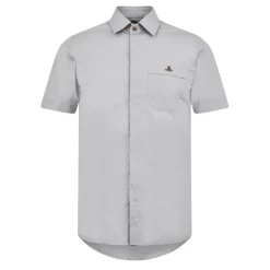 Vivienne Westwood Viv Classic Regular Fit Short Sleeve Shirt in Grey