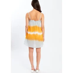 Wednesday Girls Mini Square Neck Slip Dress in Black