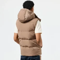 Weekend Offender Gordini Down Gilet in Brown