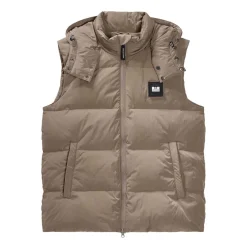 Weekend Offender Gordini Down Gilet in Brown
