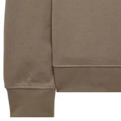 Weekend Offender Matisa 1/4 Zip Sweatshirt in Brown