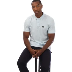 Weekend Offender Mens Barnum Polo Shirt in Sky Blue