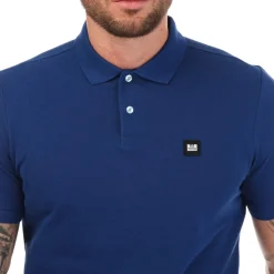 Weekend Offender Mens Barnum Polo Shirt in Blue