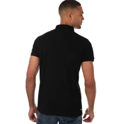 Weekend Offender Mens Barnum Polo Shirt in Black