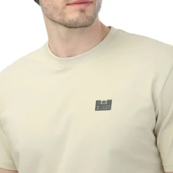 Weekend Offender Mens Bridgetown Logo T-Shirt in Stone
