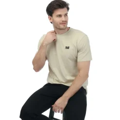 Weekend Offender Mens Bridgetown Logo T-Shirt in Stone