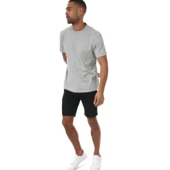 Weekend Offender Mens Dillenger Cotton Twill Chino Shorts in Black