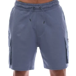 Weekend Offender Mens Flamengo Pocket Jog Shorts in Blue