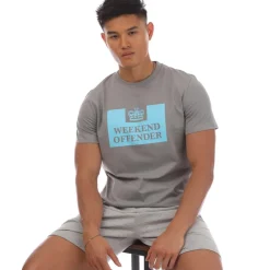 Weekend Offender Mens McMoney T-Shirt in Grey