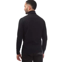 Weekend Offender Mens Paraguay 1/4 Zip Knit in Navy