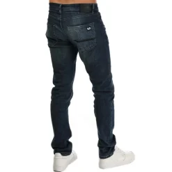 Weekend Offender Mens Tapered Fit Jeans in Blue