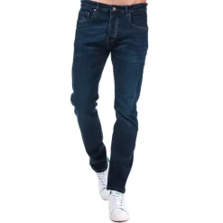 Weekend Offender Mens Tapered Fit Jeans in Denim