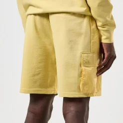 Weekend Offender Pink Sands Overlay Shorts in Yellow