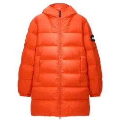 Weekend Offender Sapporo Longline Down Jacket in Orange