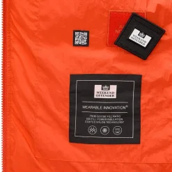 Weekend Offender Sapporo Longline Down Jacket in Orange
