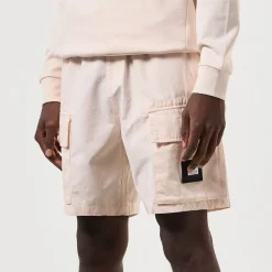 Weekend Offender Scopello Sharp Cargo Shorts in Cream