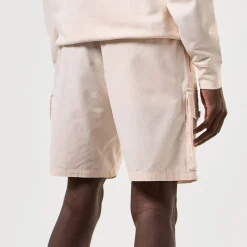 Weekend Offender Scopello Sharp Cargo Shorts in Cream