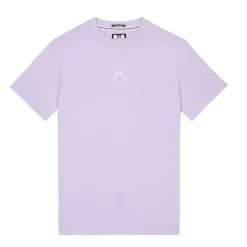 Weekend Offender Smile Graphic T-Shirt in Purple