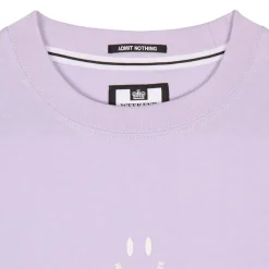 Weekend Offender Smile Graphic T-Shirt in Purple