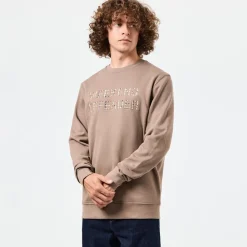 Weekend Offender Warwick Crewneck Sweatshirt in Brown