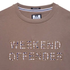 Weekend Offender Warwick Crewneck Sweatshirt in Brown