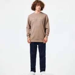 Weekend Offender Warwick Crewneck Sweatshirt in Brown