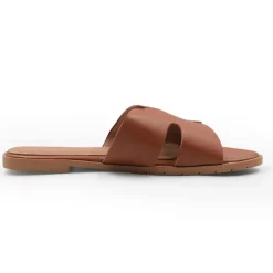 Wheres That From Flat Sandal Ld61 in Brown